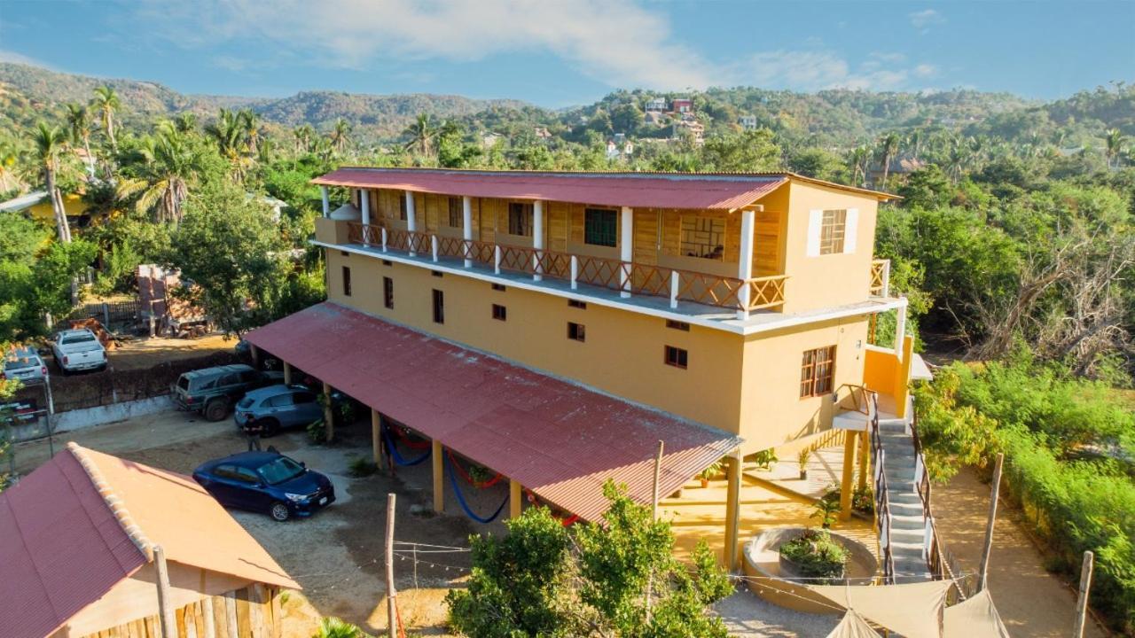 La Playa Hostel Mazunte Eksteriør billede